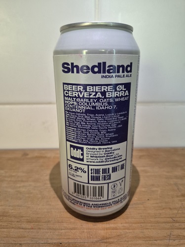 Oddity - Shedland - NEIPA - Imagen 4