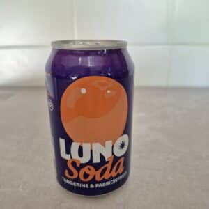 luno soda tangerine & passionfruit