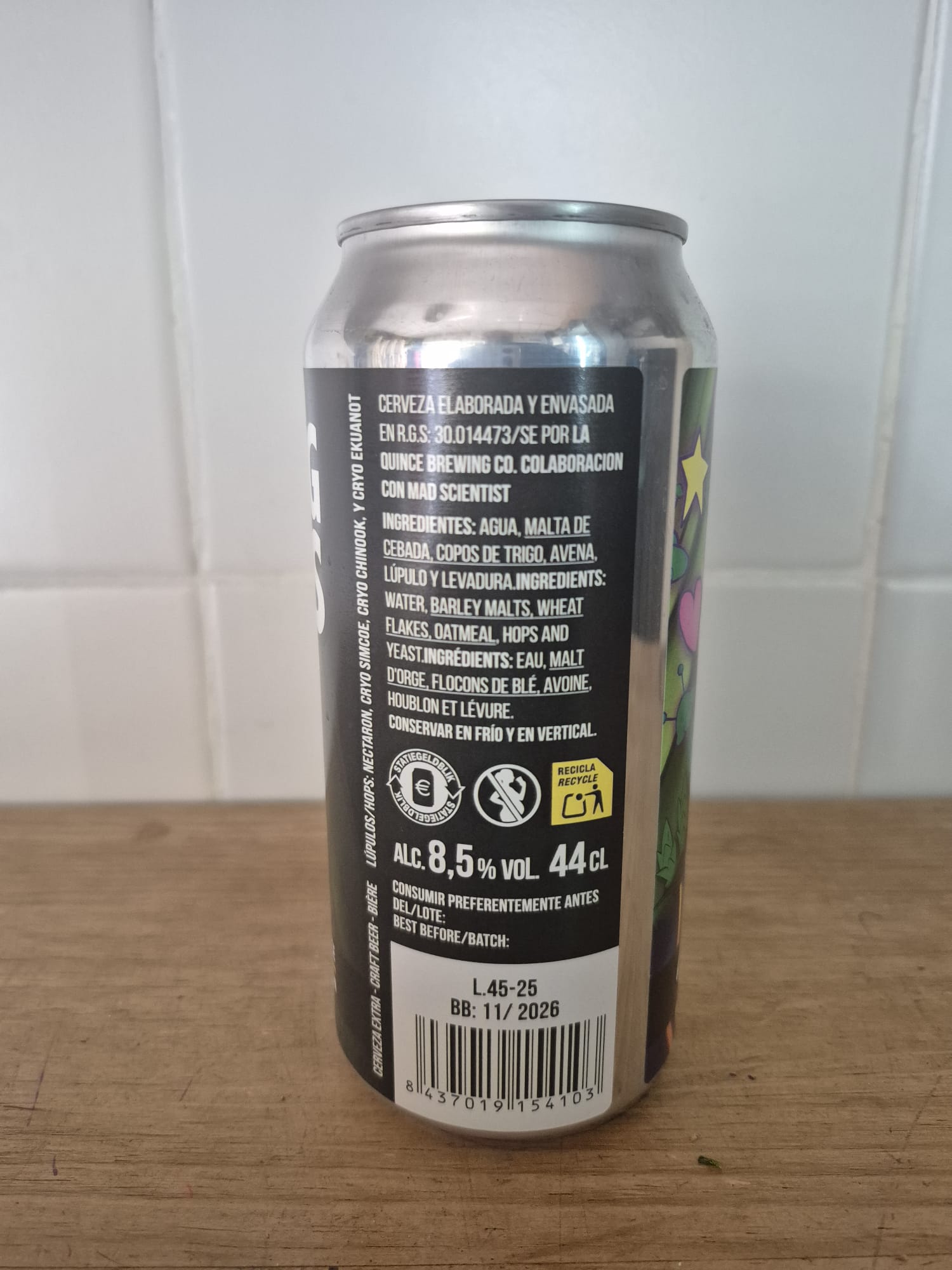 Witching Rituals | Hazy DIPA de La Quince x Mad Scientist - Imagen 2