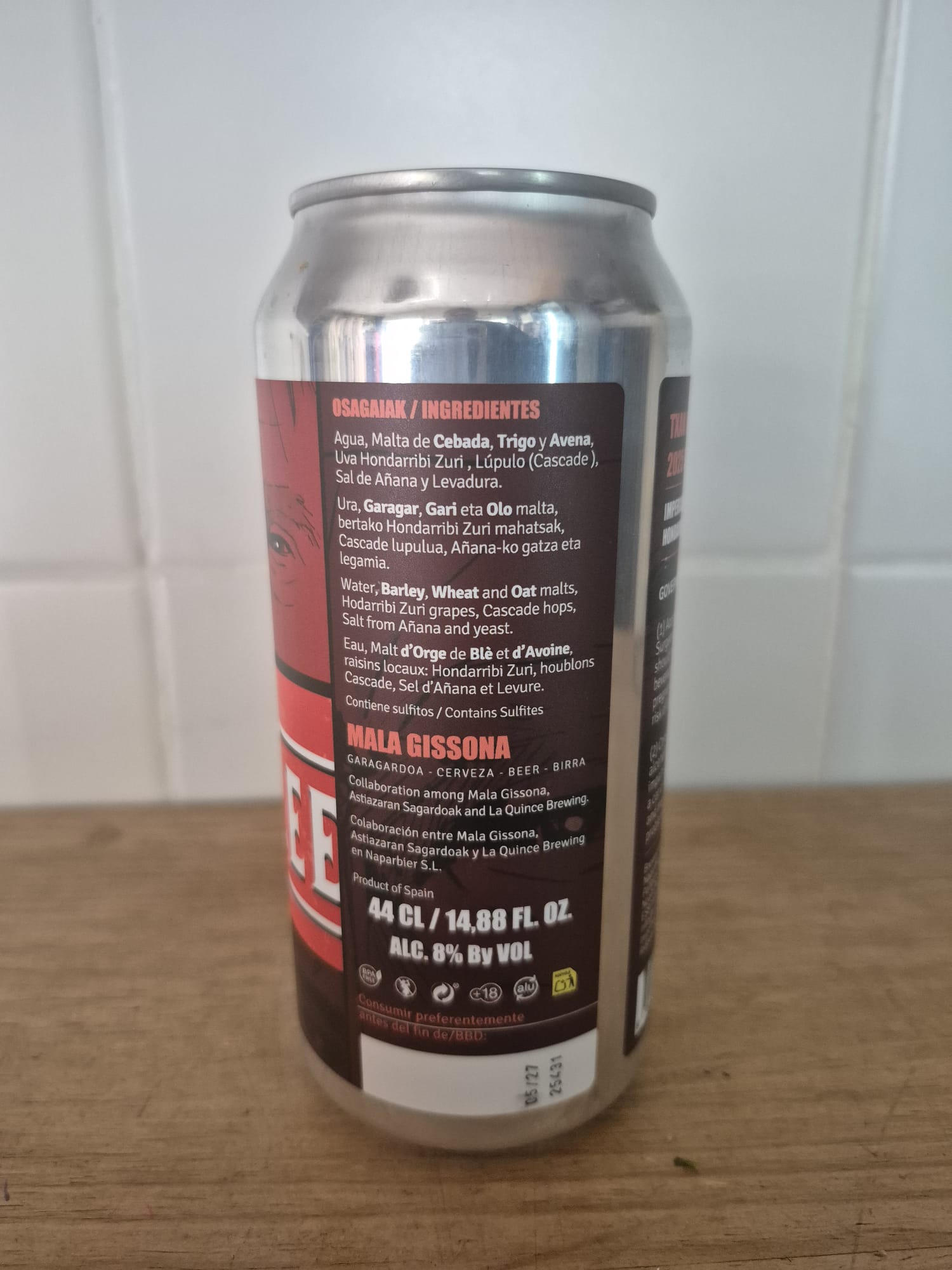 Txak or Lee – Imperial gose de La Quince - Imagen 5