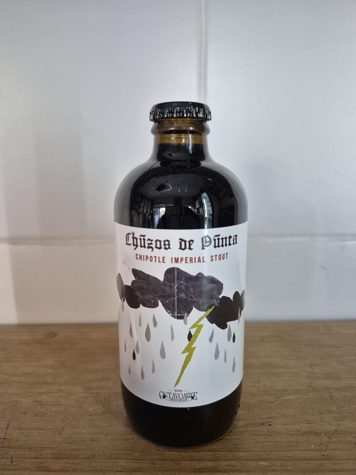 Chuzos de Punta-Imperial Stout con Chipotle de Octavo Arte