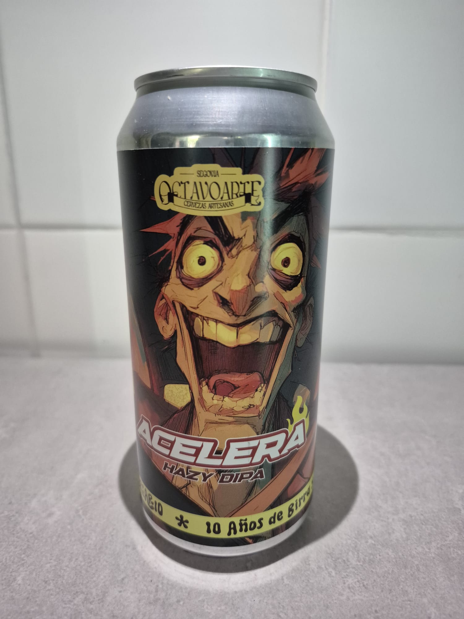 Acelera | Double hazy IPA de Octavo Arte | 10º Aniversario