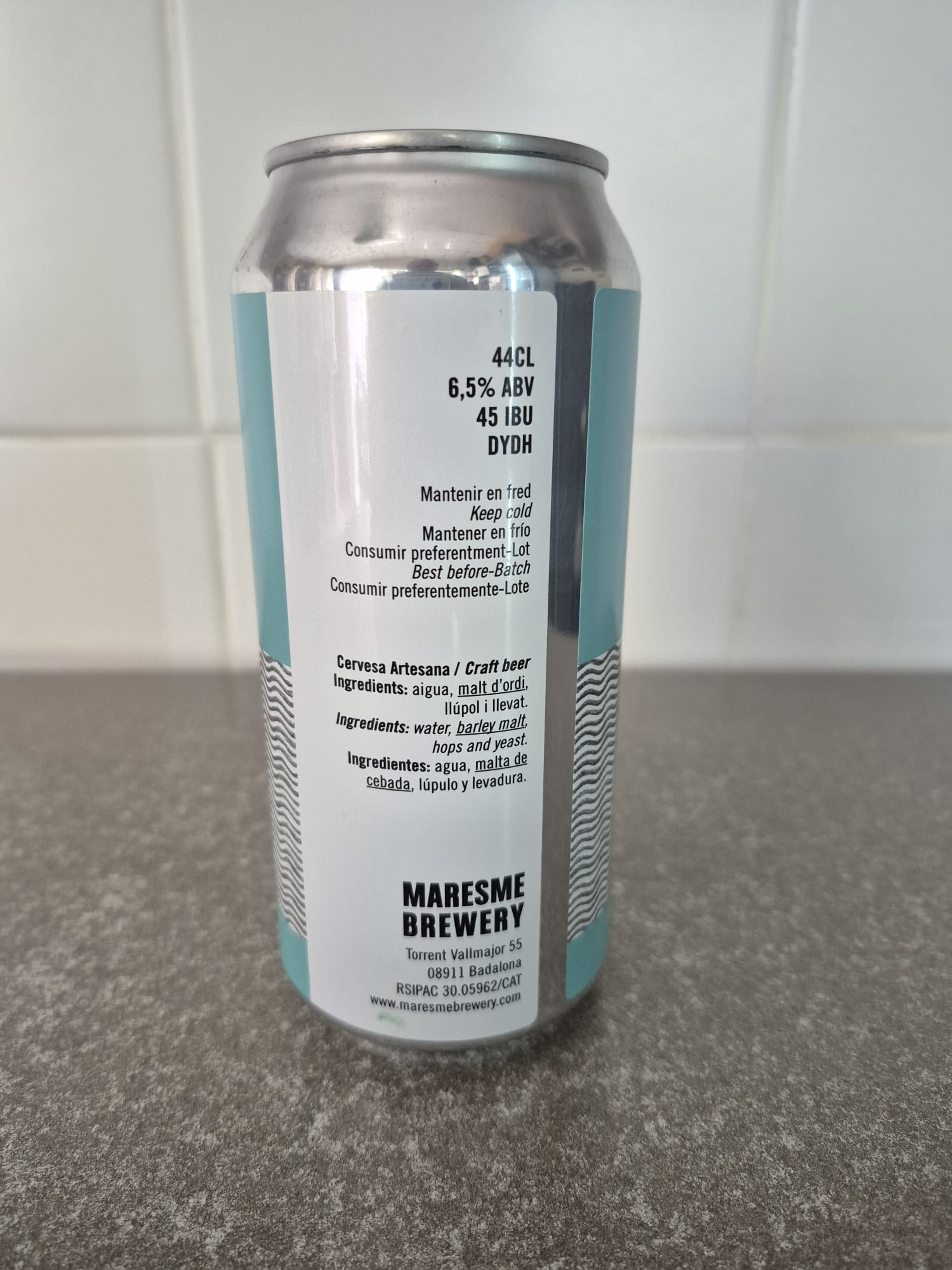 maresme tropical west coast ipa ingredientes