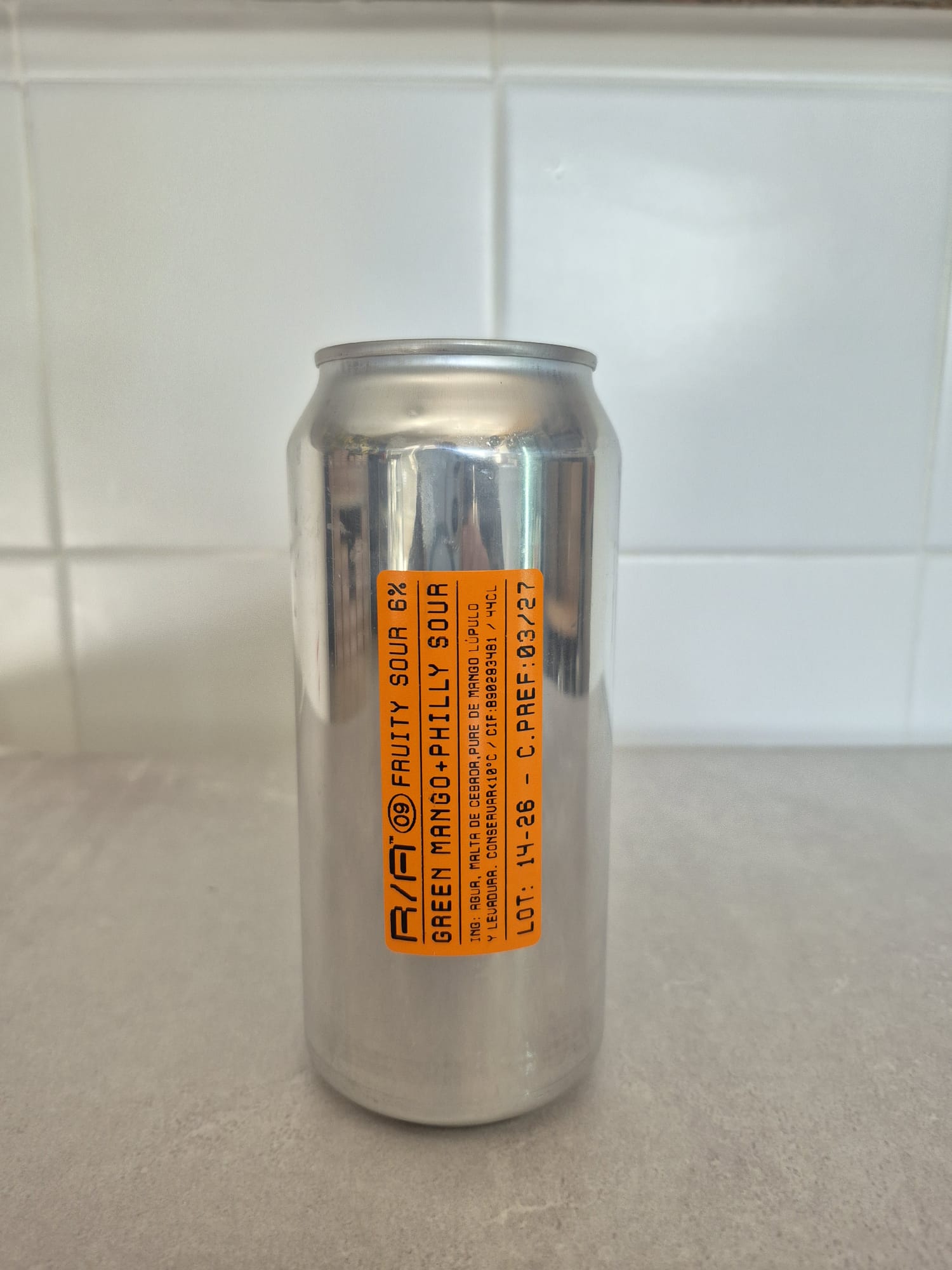 rio azul green mango sour con mango