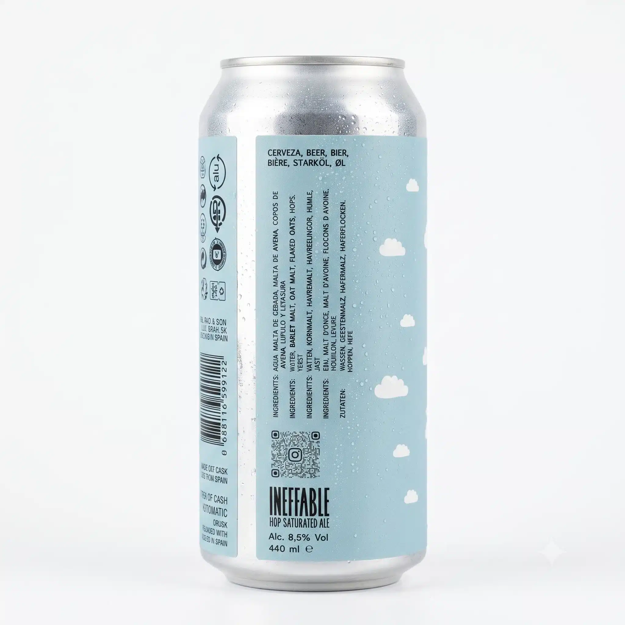 saez&son ineffable doble neipa ingredientes