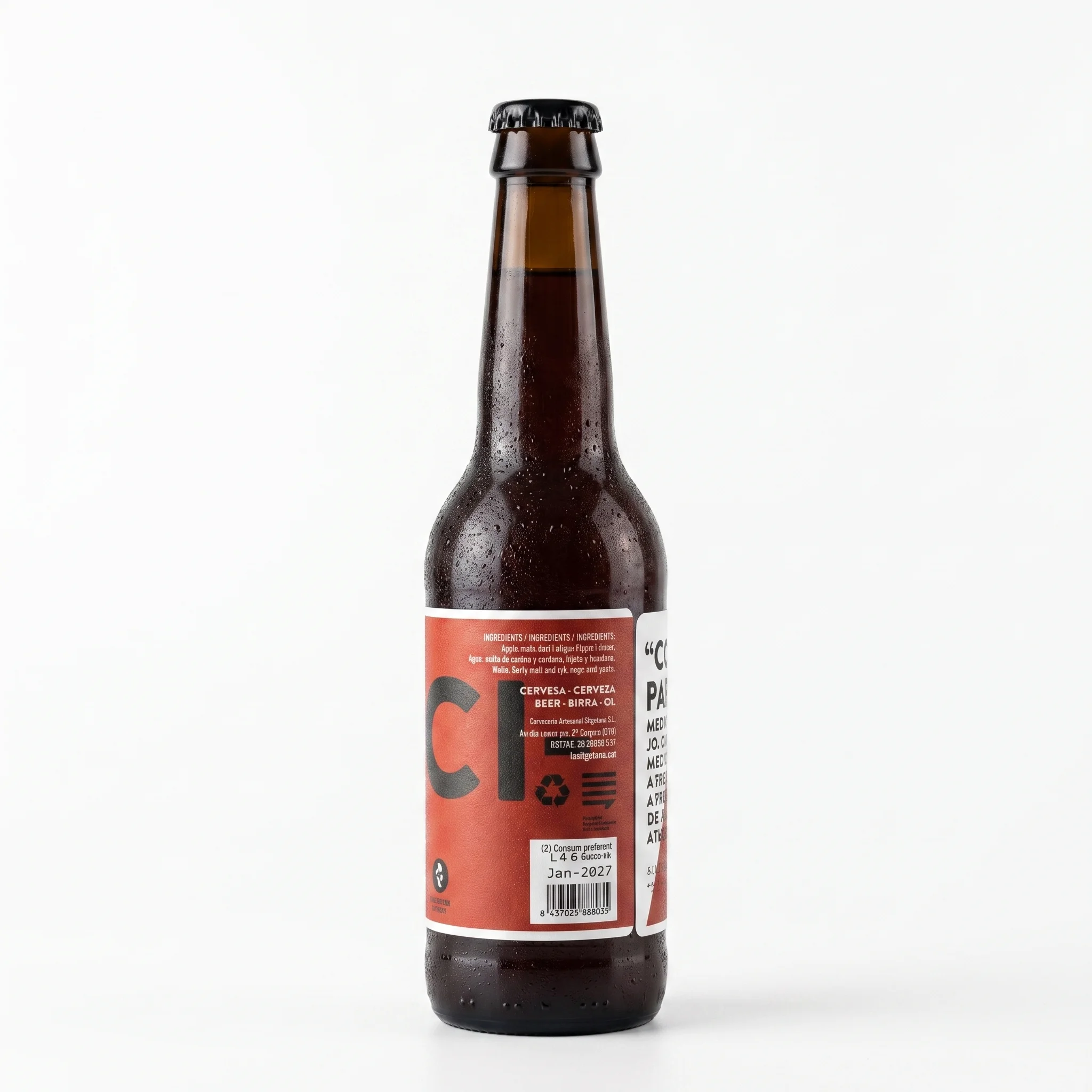 La Sitegetana Llucifer red rye ipa ingredientes