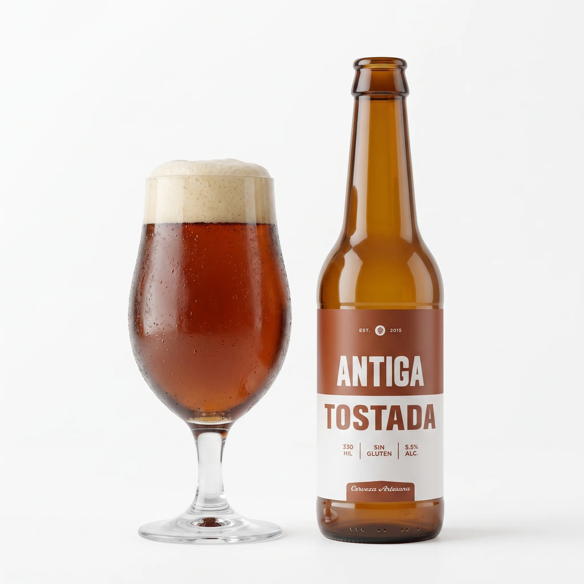 antiga tostada en la copa