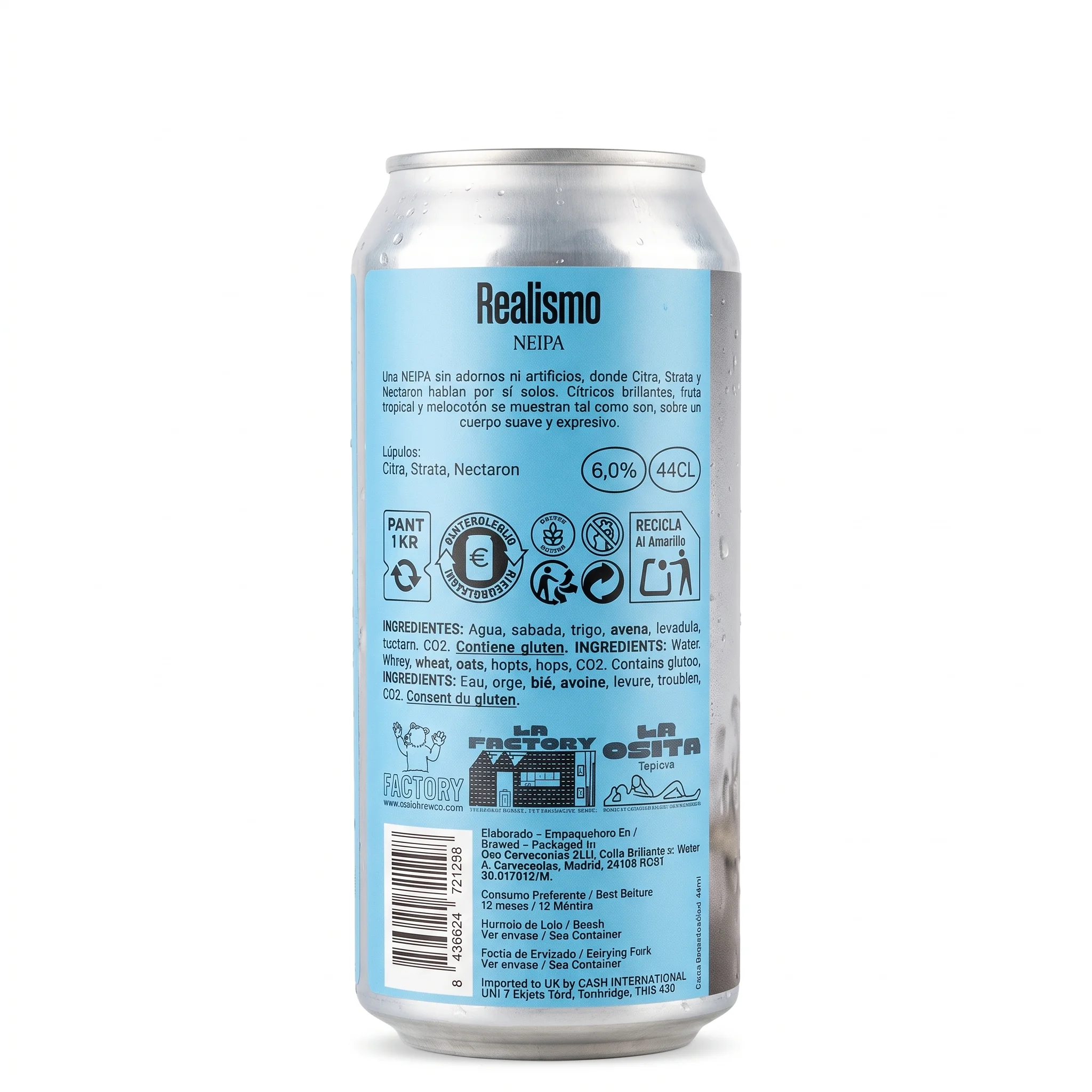 oso realismo neipa ingredientes